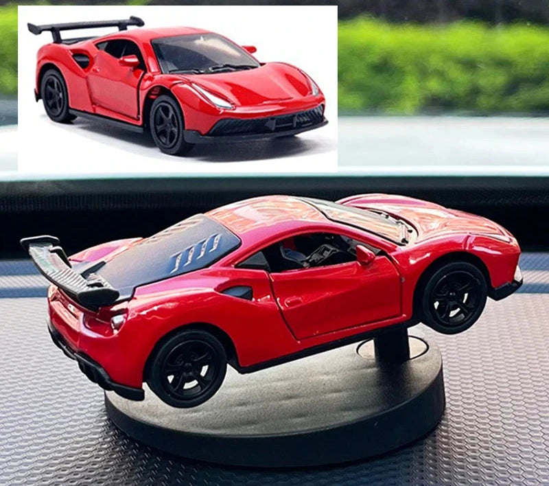 488 Supercar Rotating Dashboard Ornaments