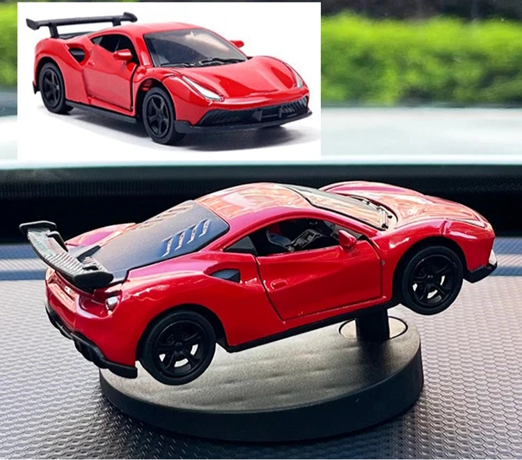 488 Supercar Rotating Dashboard Ornaments